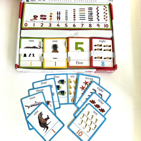 Math Wizard Numbers Counting Card Game Kids Mathematics Learning Flashcards Set - Picture 4 of 15